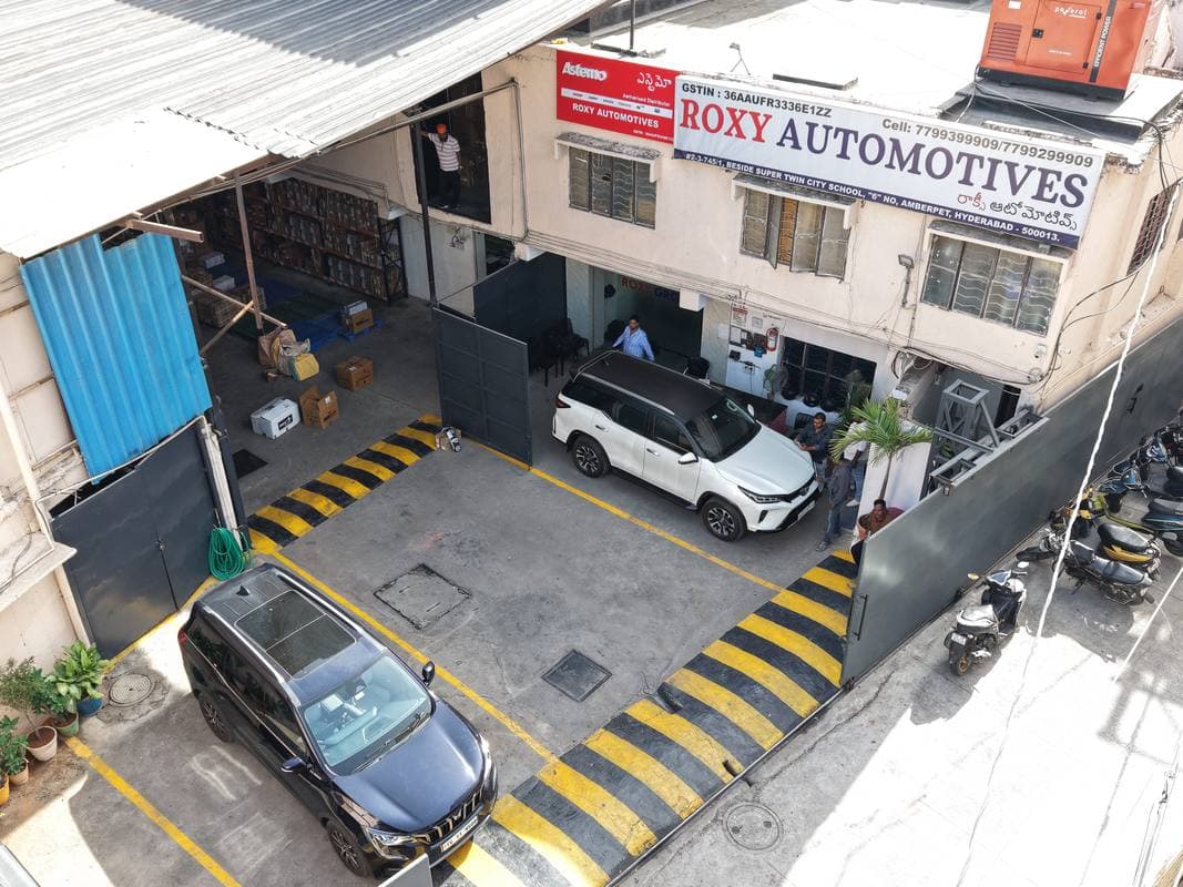 Roxy Automotives warehouse, Amberpet Hyderabad